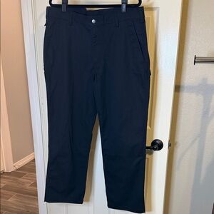 Duluth Trading Co Men's 40 Grit Flex Canvas Standard Fit Carpenter Pants- Black